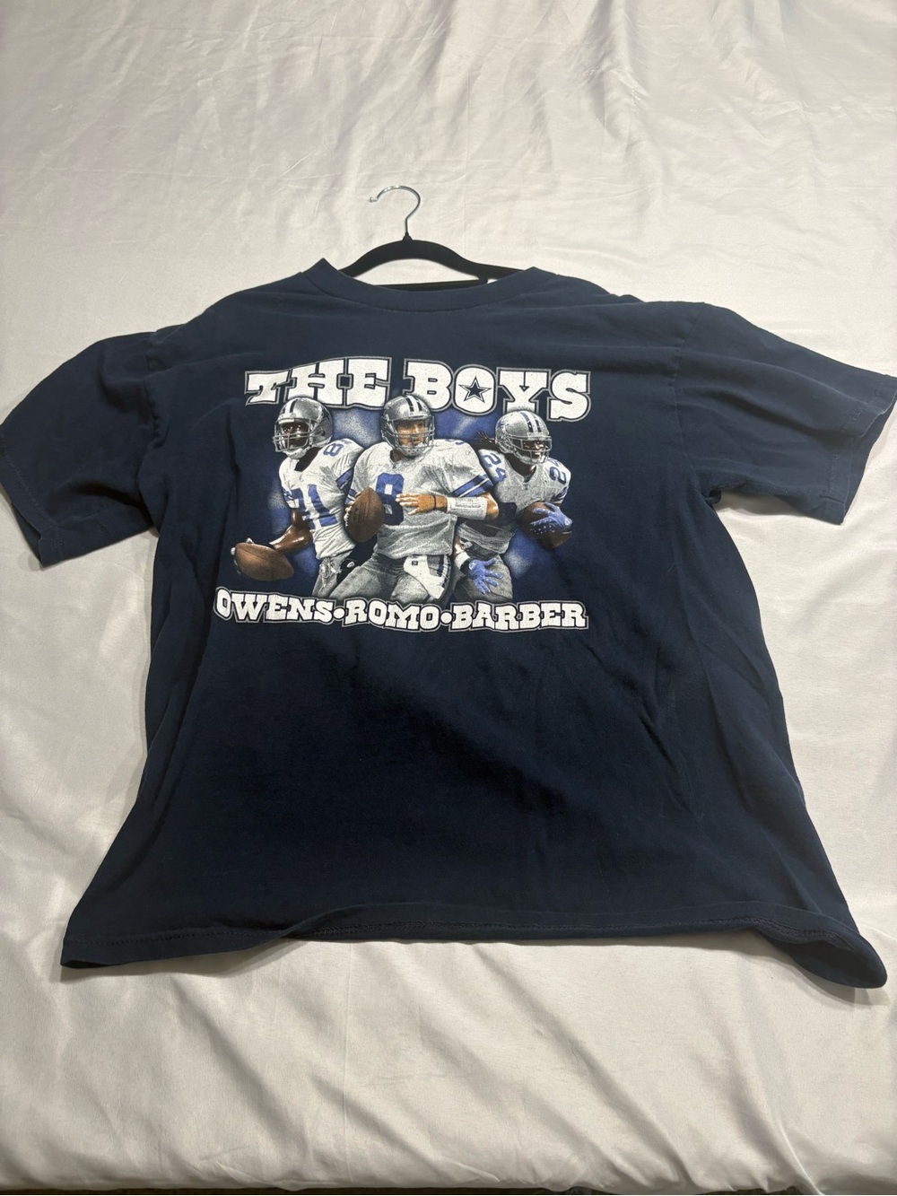 NFL Navy Blue 'The Boys' Graphic Short Sleeve Tee